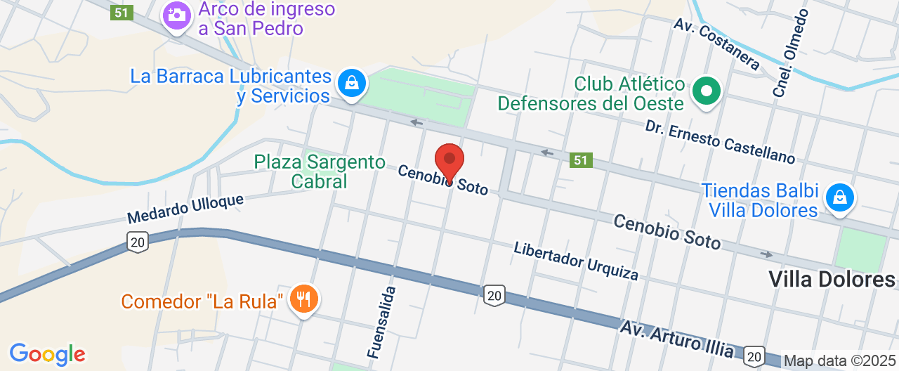 Mapa de la ubicación