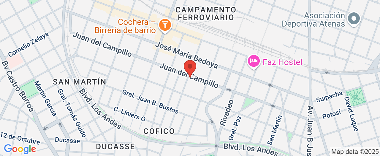 Mapa de la ubicación