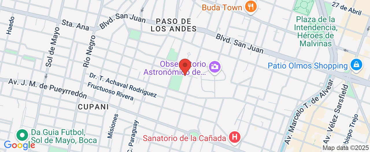 Mapa de la ubicación
