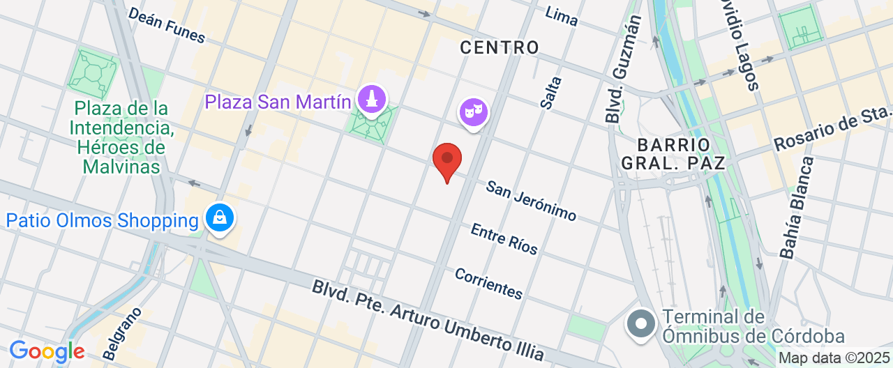 Mapa de la ubicación