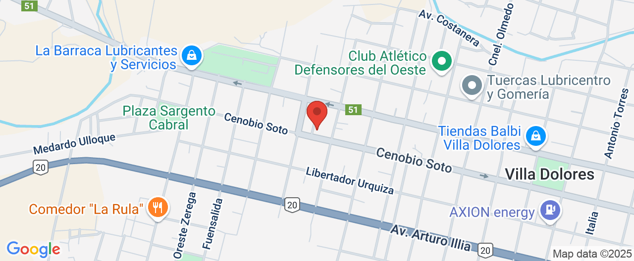Mapa de la ubicación