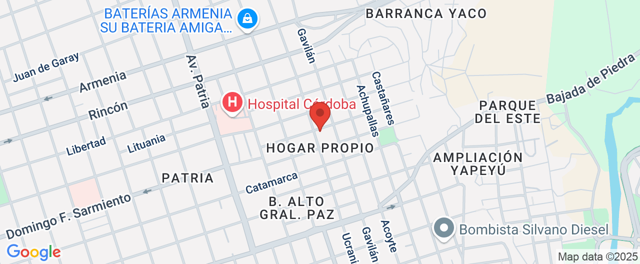 Mapa de la ubicación