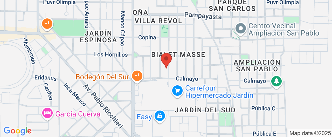 Mapa de la ubicación
