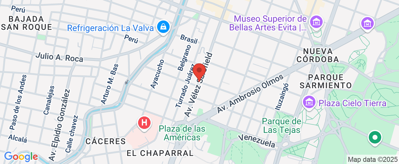 Mapa de la ubicación