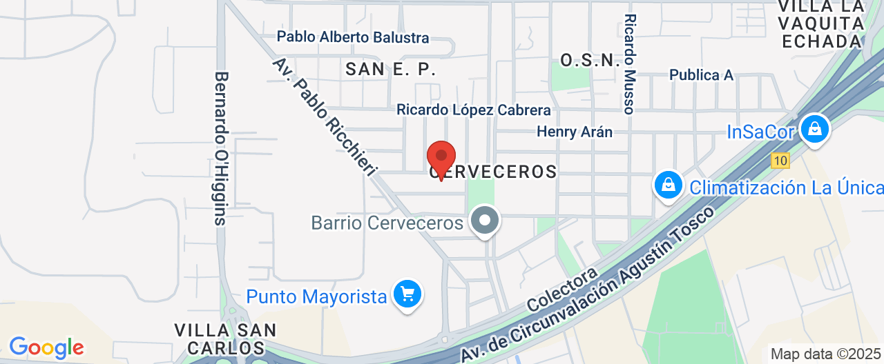 Mapa de la ubicación