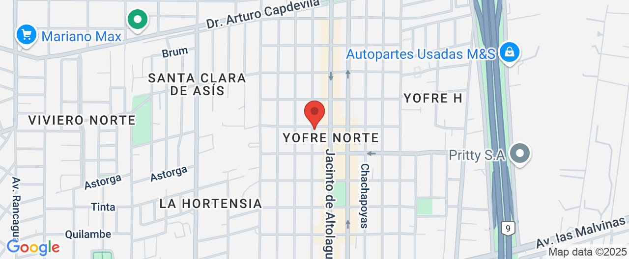 Mapa de la ubicación