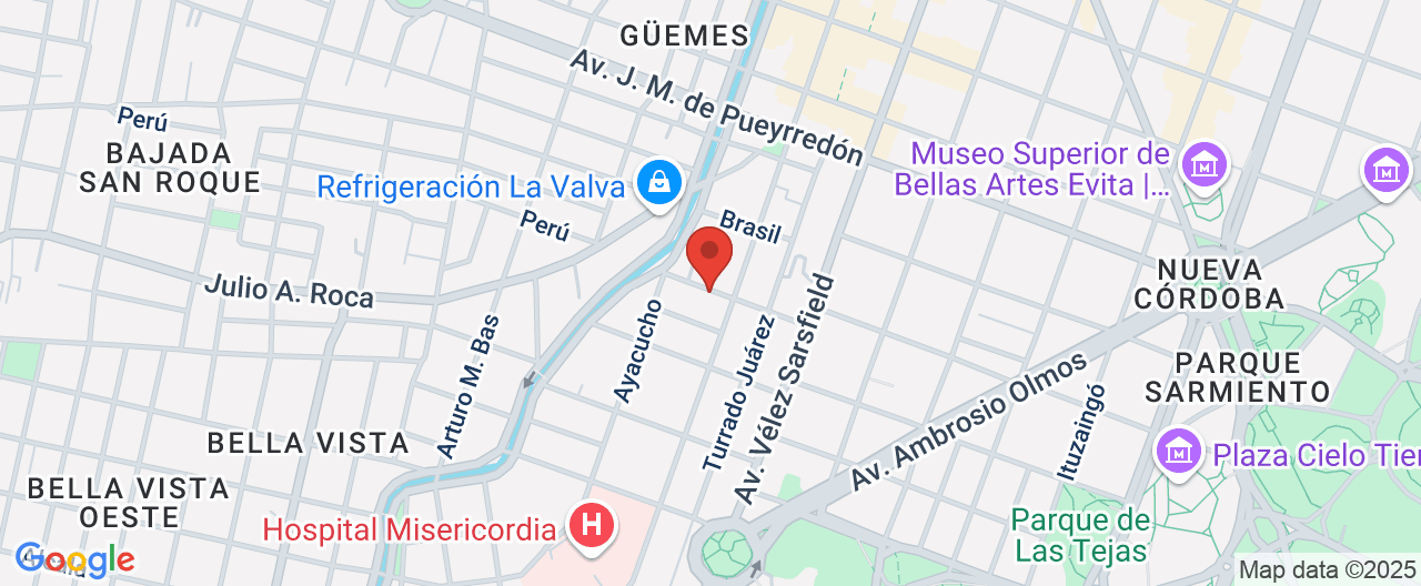 Mapa de la ubicación