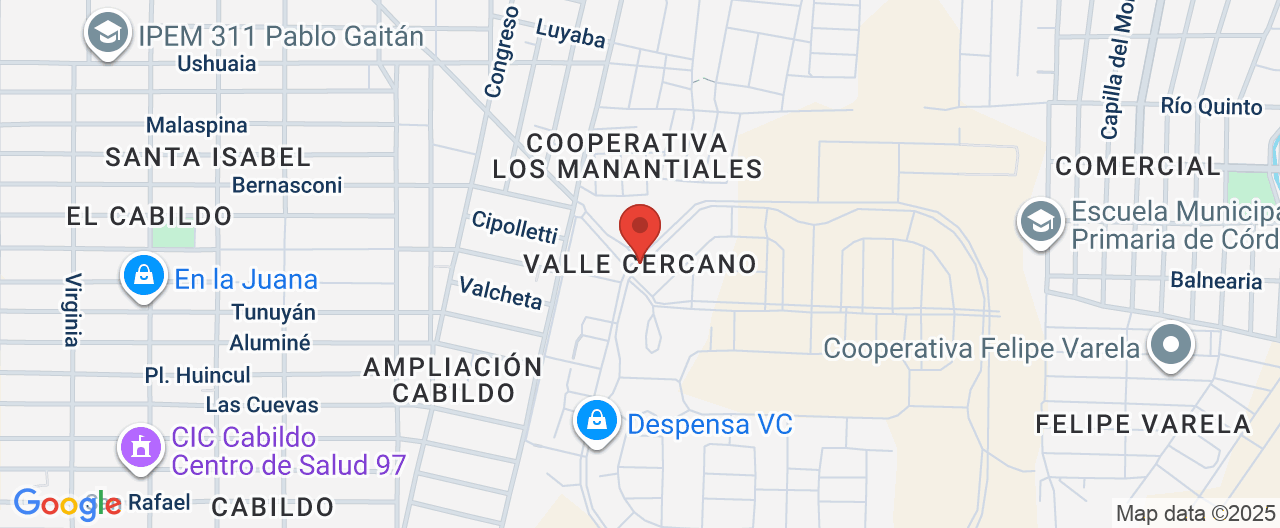 Mapa de la ubicación