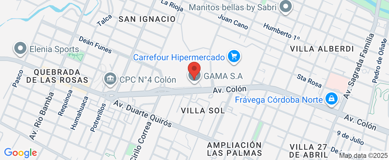 Mapa de la ubicación