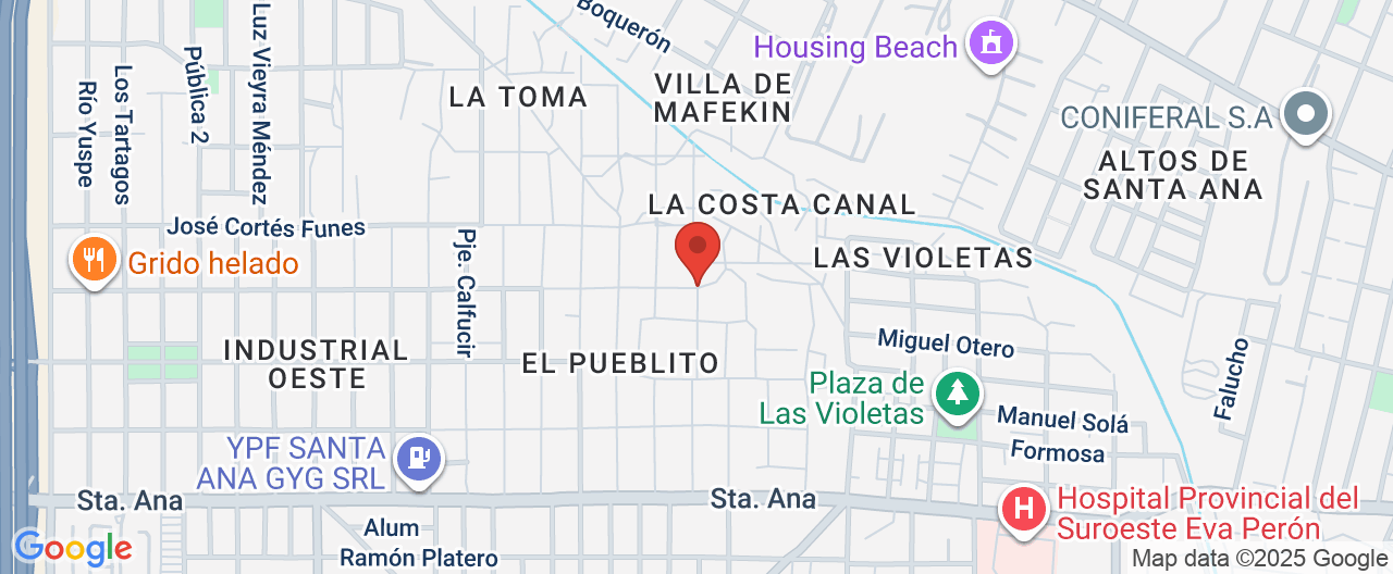 Mapa de la ubicación
