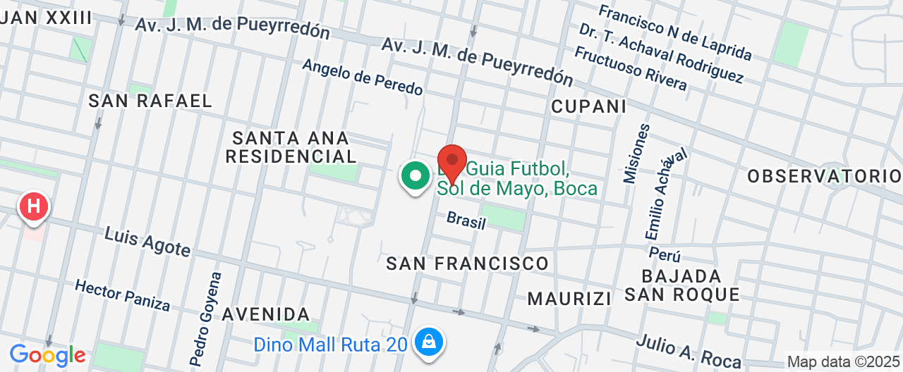 Mapa de la ubicación