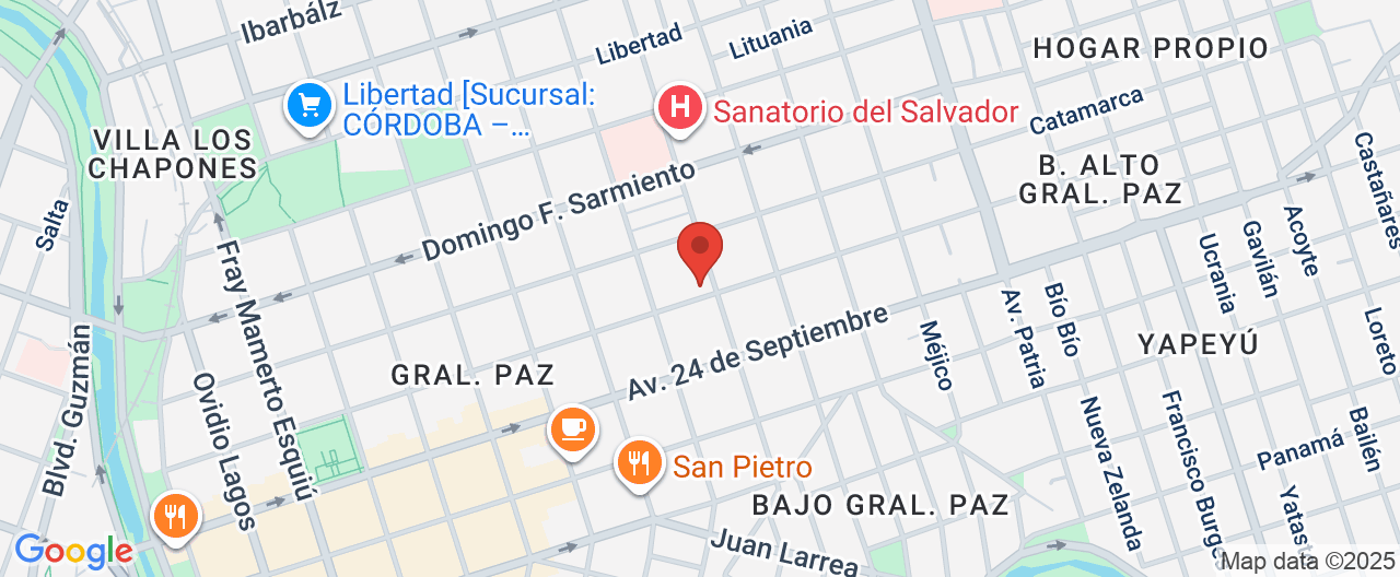 Mapa de la ubicación