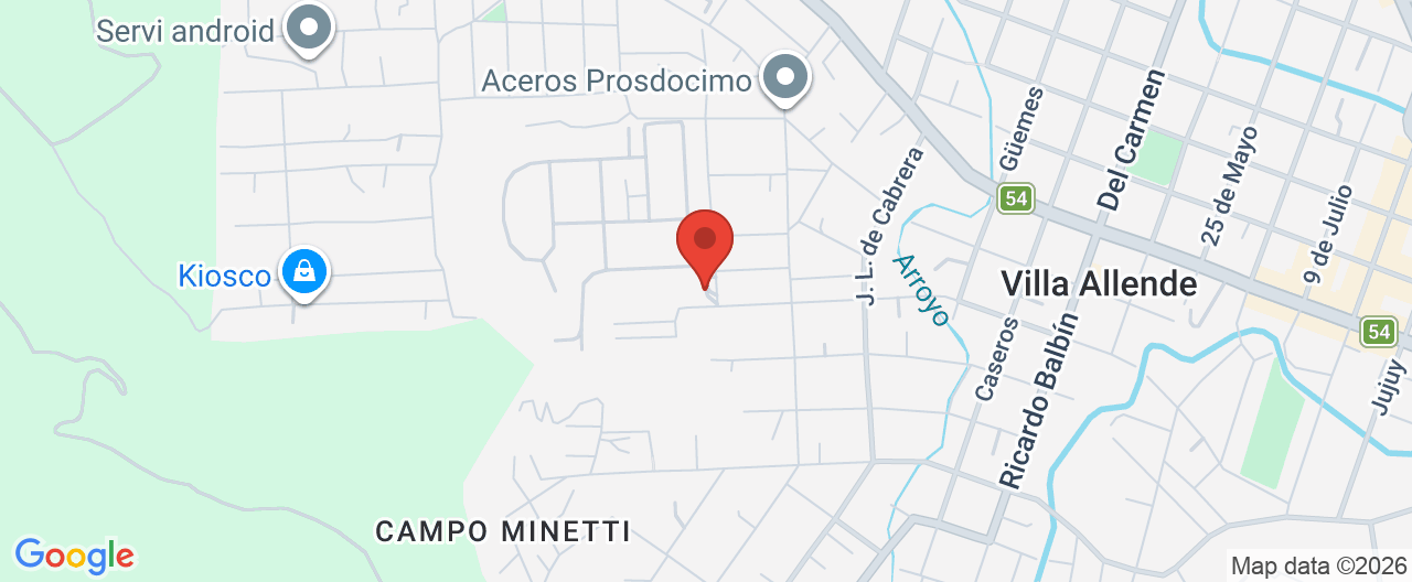 Mapa de la ubicación