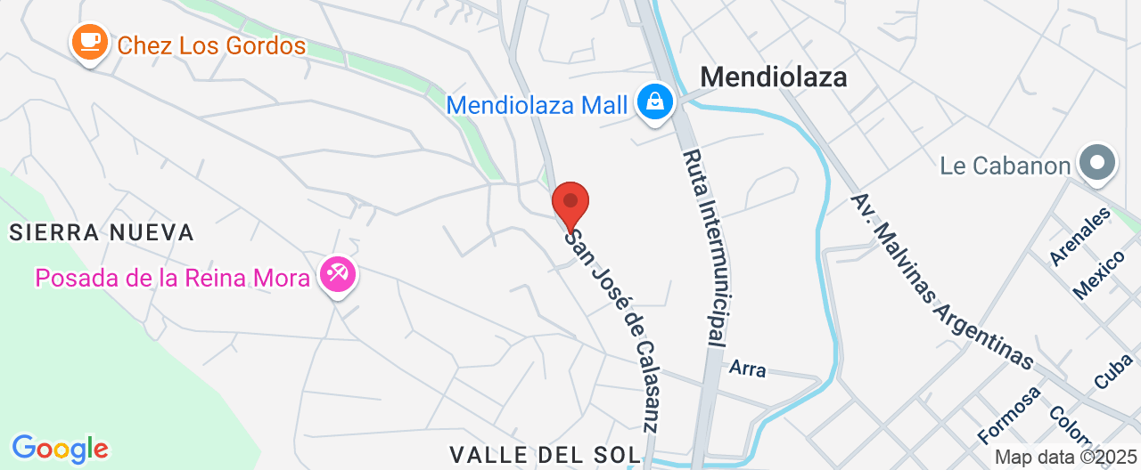 Mapa de la ubicación