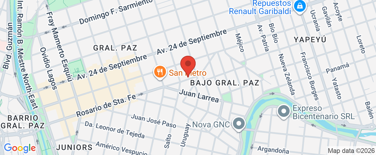 Mapa de la ubicación