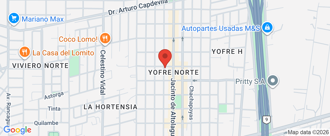 Mapa de la ubicación