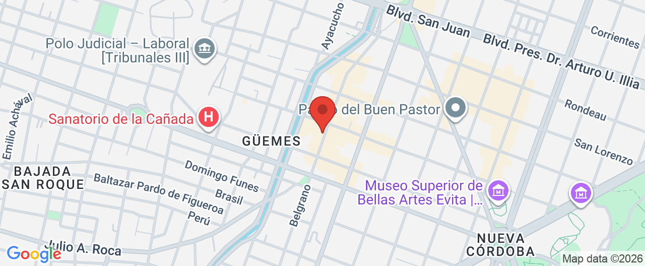 Mapa de la ubicación