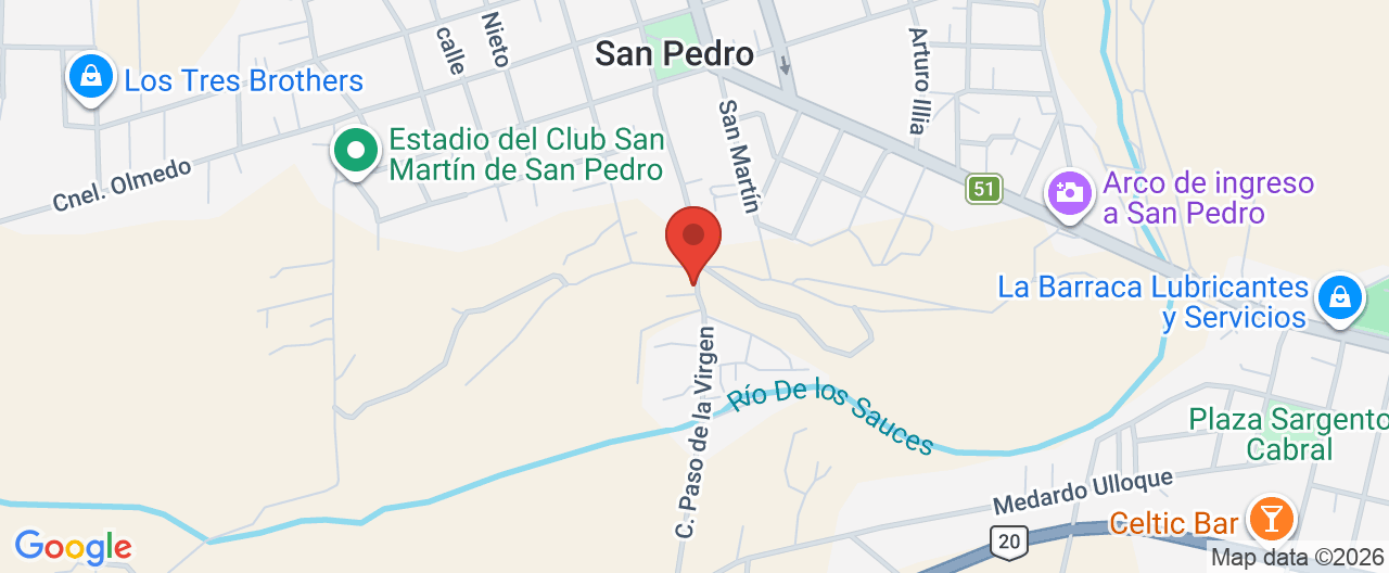 Mapa de la ubicación