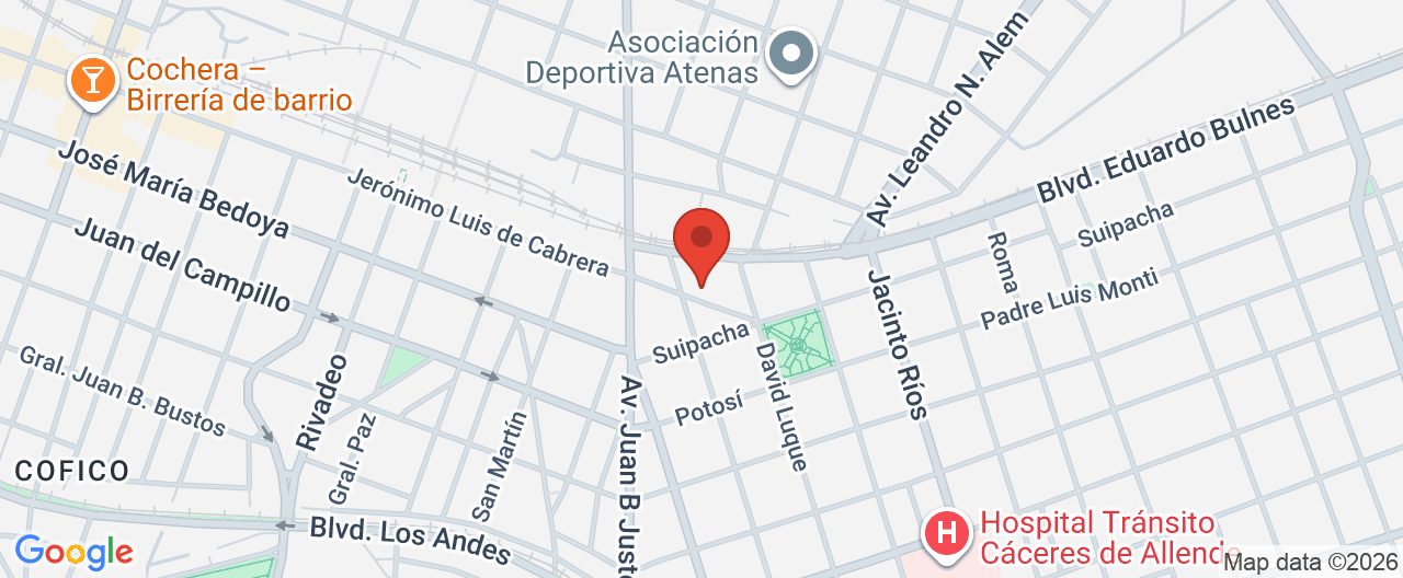 Mapa de la ubicación