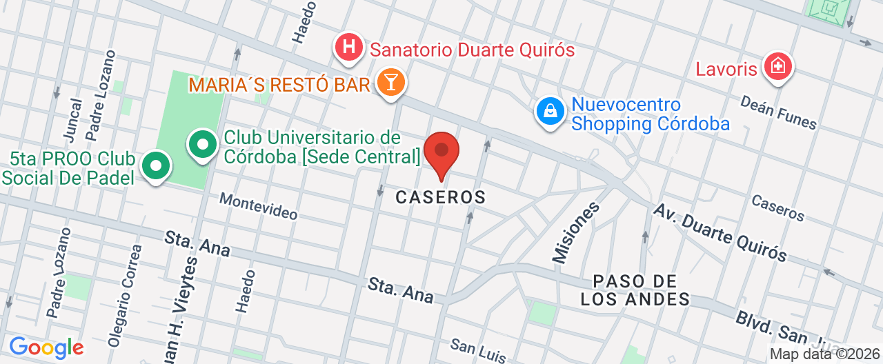Mapa de la ubicación