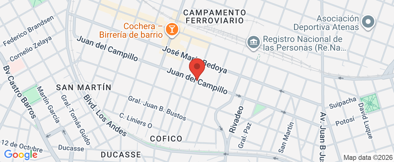 Mapa de la ubicación