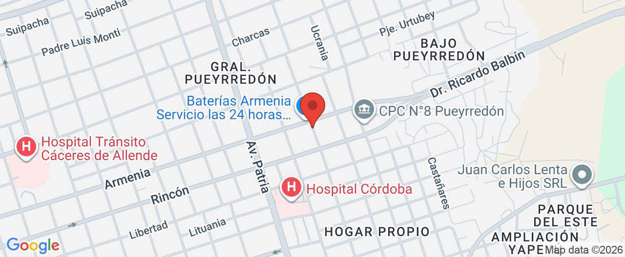 Mapa de la ubicación