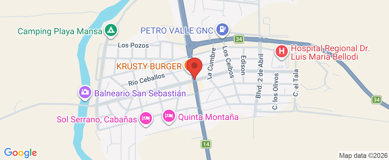 Mapa de la ubicación
