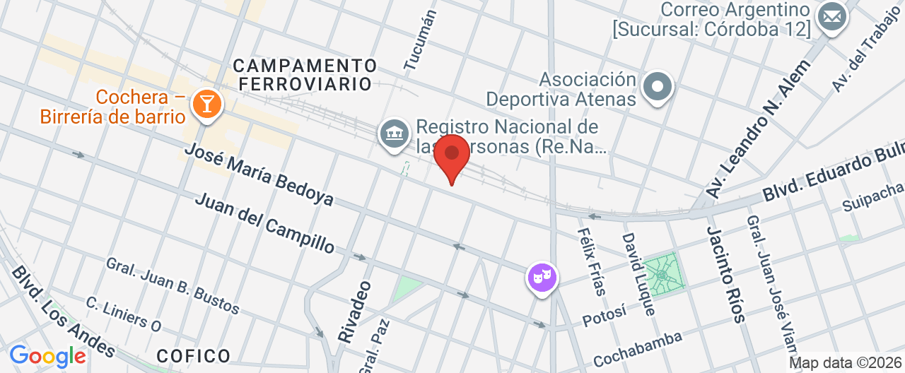 Mapa de la ubicación