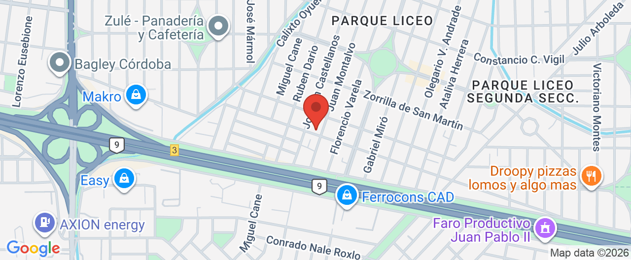 Mapa de la ubicación