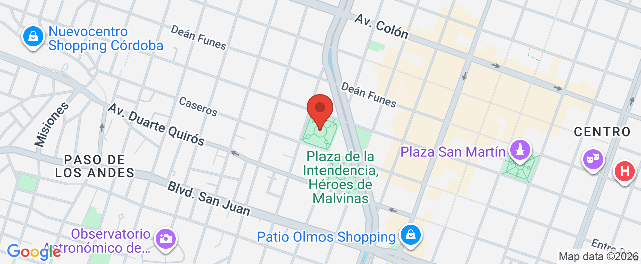 Mapa de la ubicación