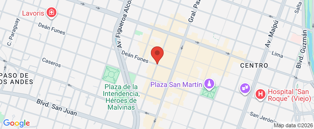 Mapa de la ubicación