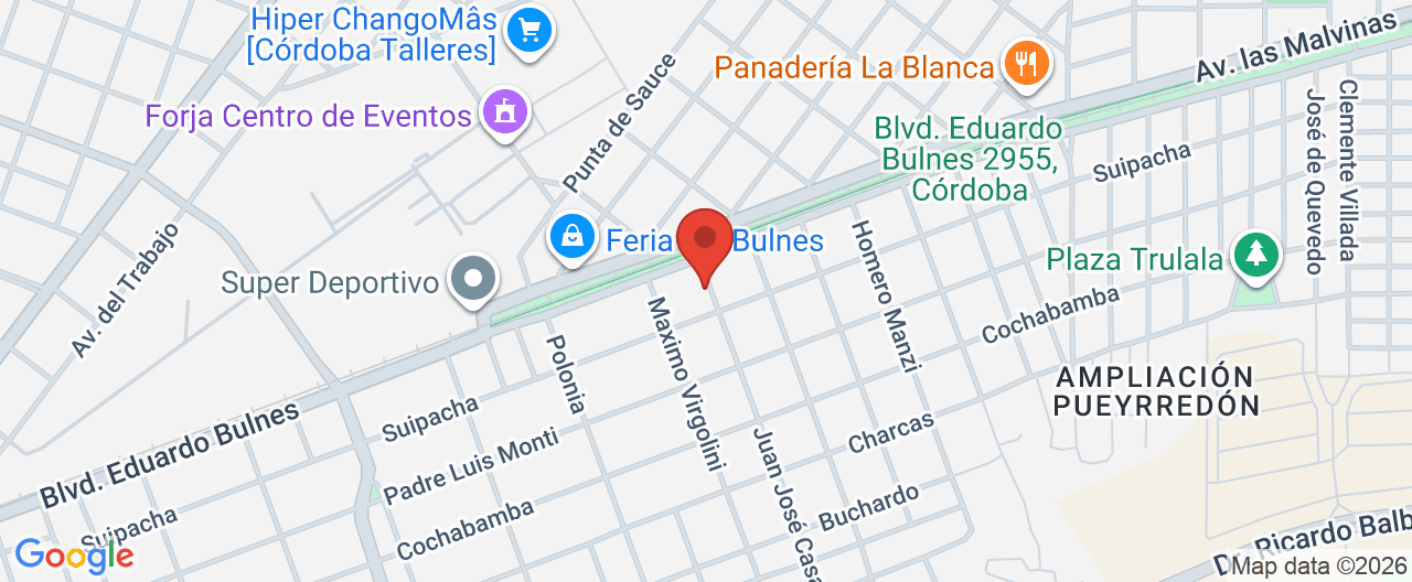 Mapa de la ubicación
