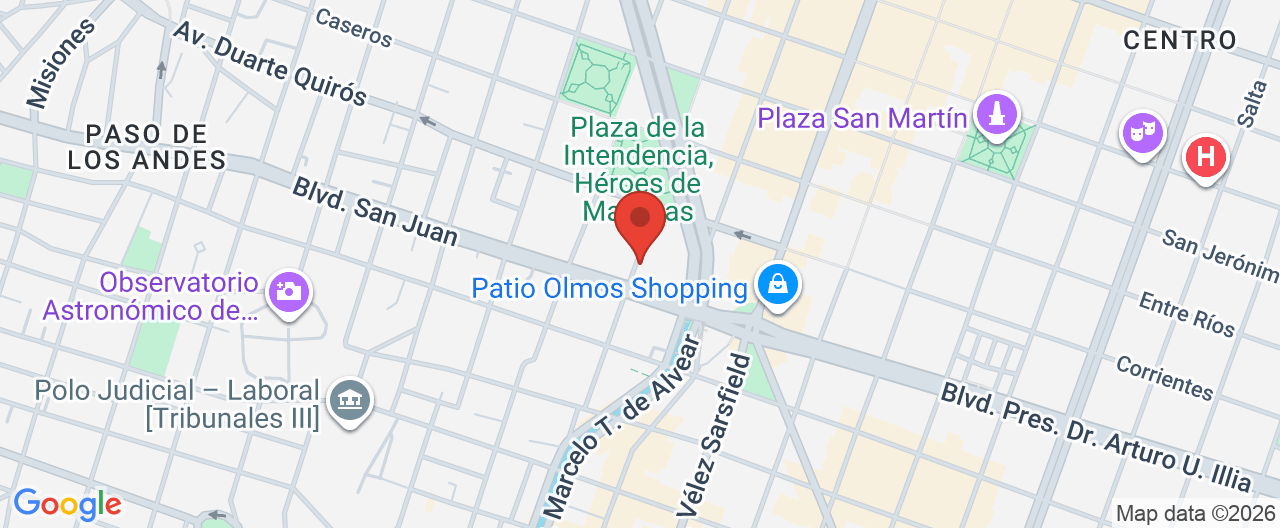 Mapa de la ubicación
