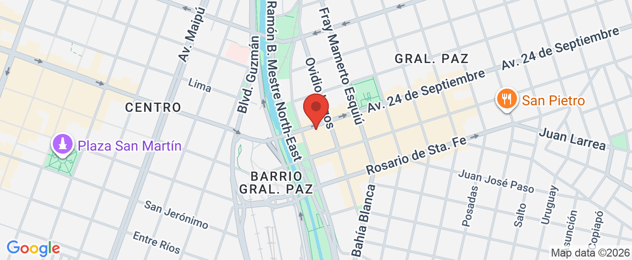 Mapa de la ubicación