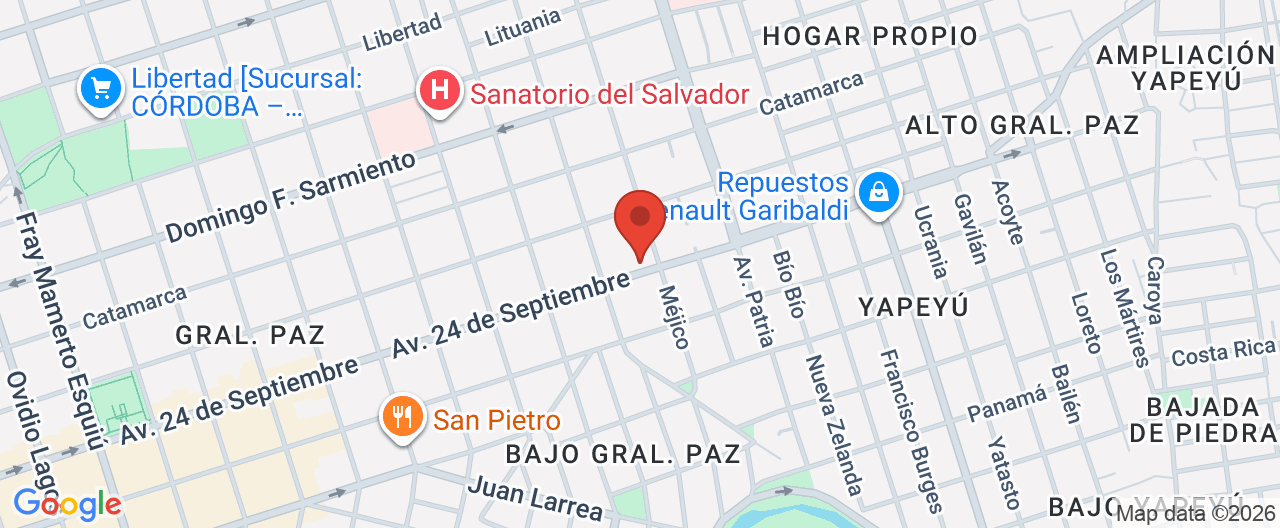 Mapa de la ubicación