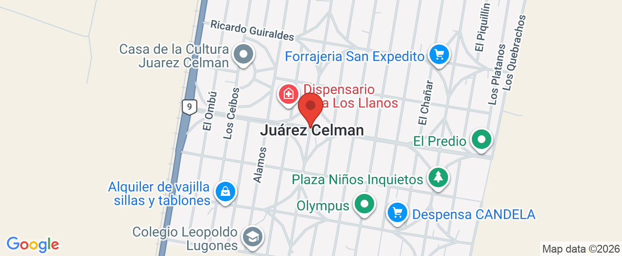 Mapa de la ubicación