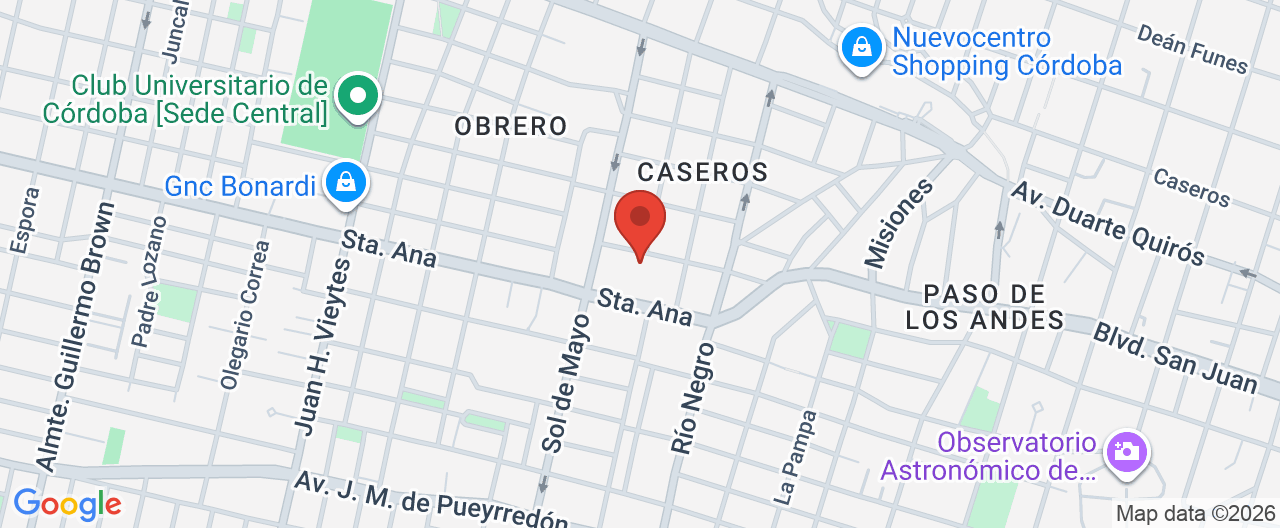 Mapa de la ubicación