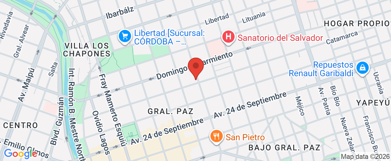 Mapa de la ubicación