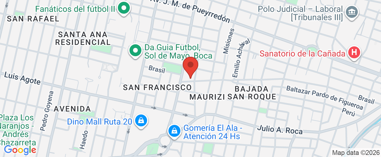 Mapa de la ubicación