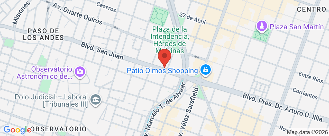 Mapa de la ubicación