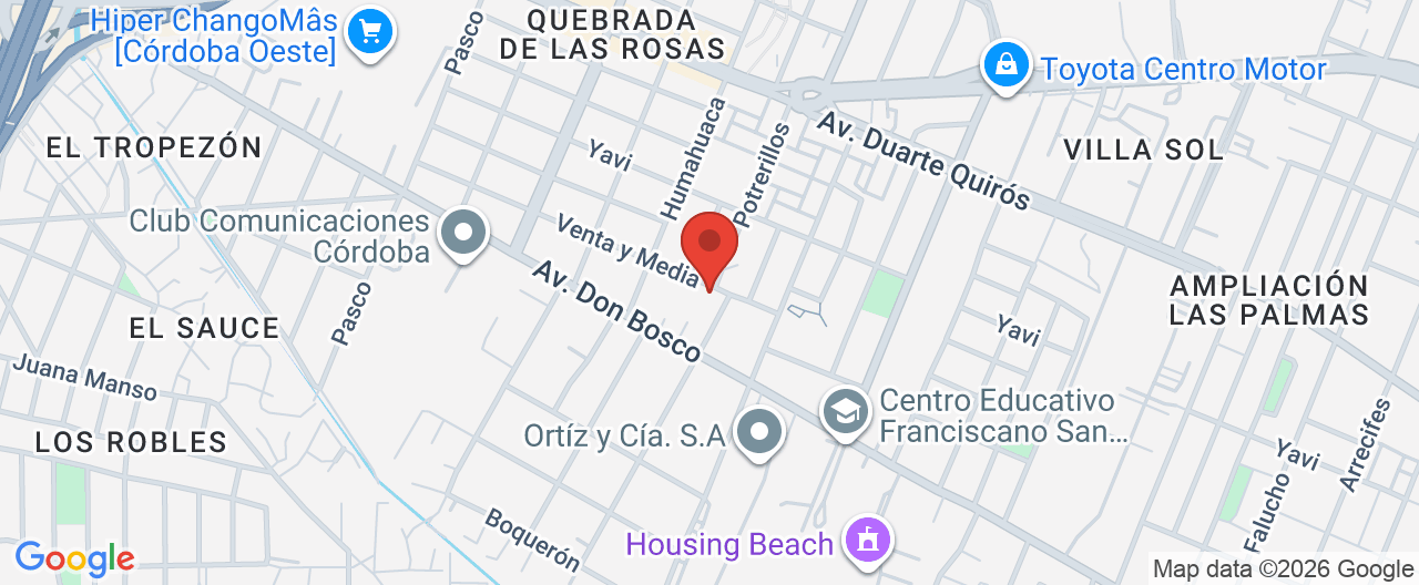 Mapa de la ubicación