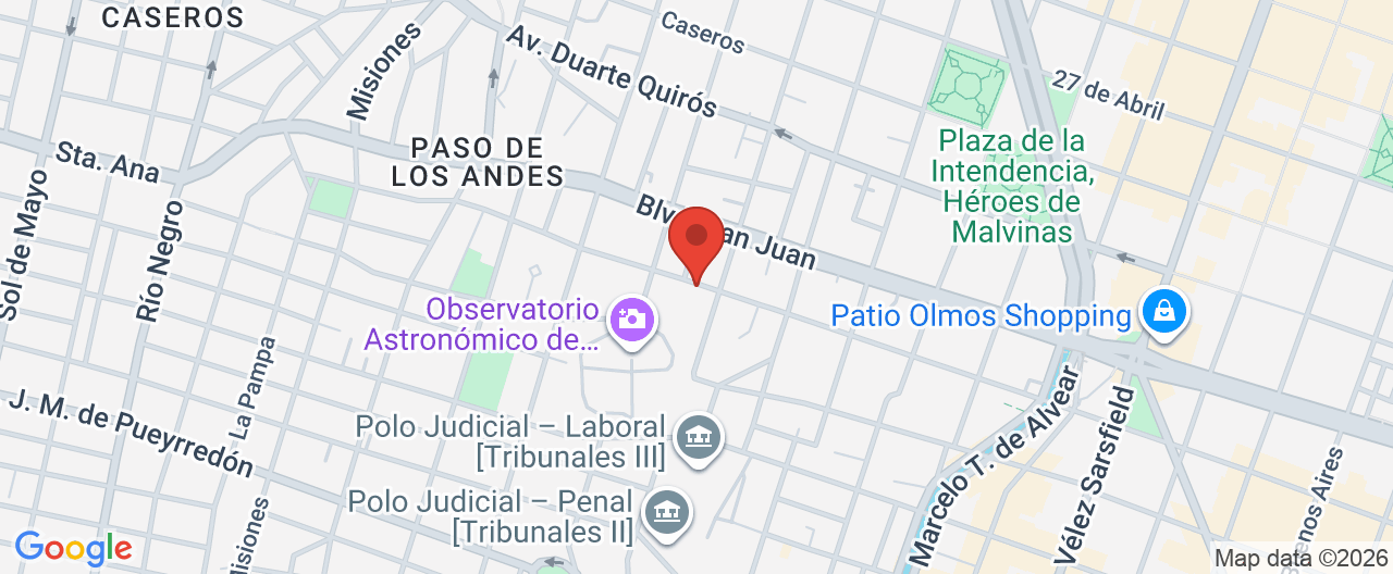 Mapa de la ubicación