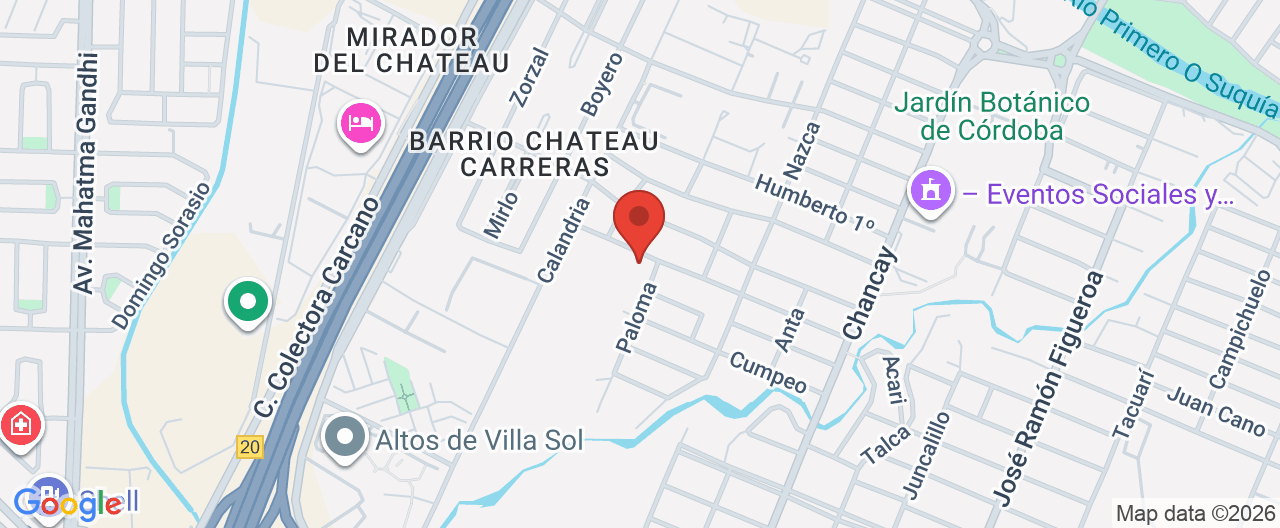 Mapa de la ubicación