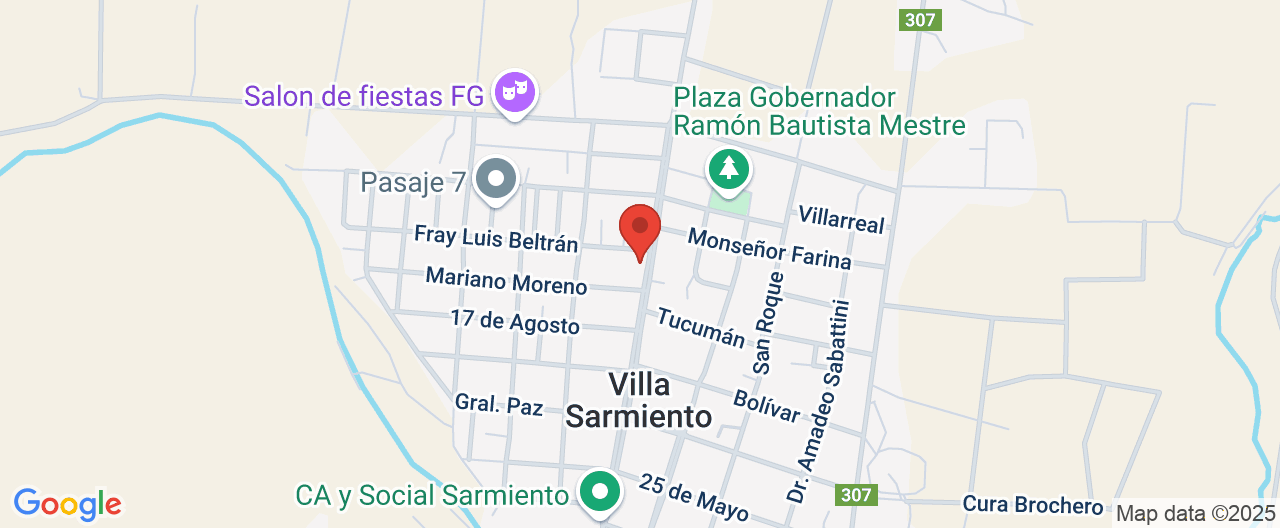 Mapa de la ubicación