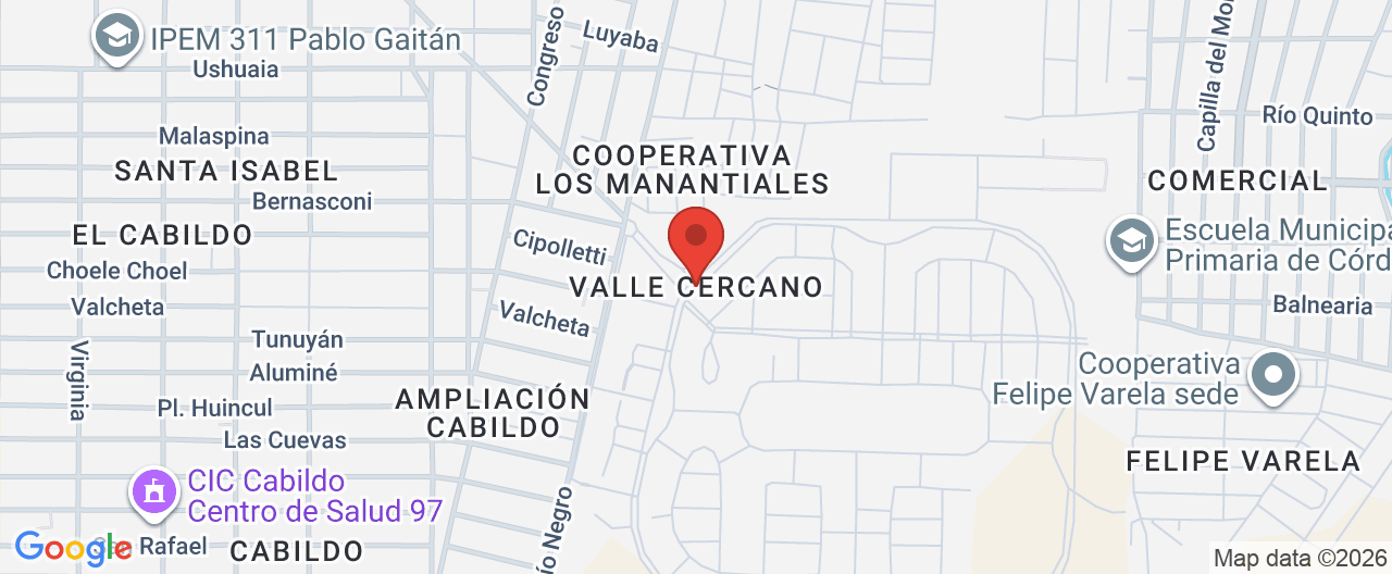 Mapa de la ubicación
