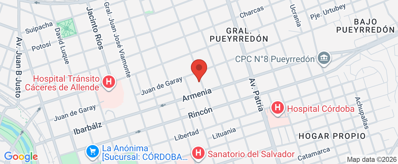 Mapa de la ubicación
