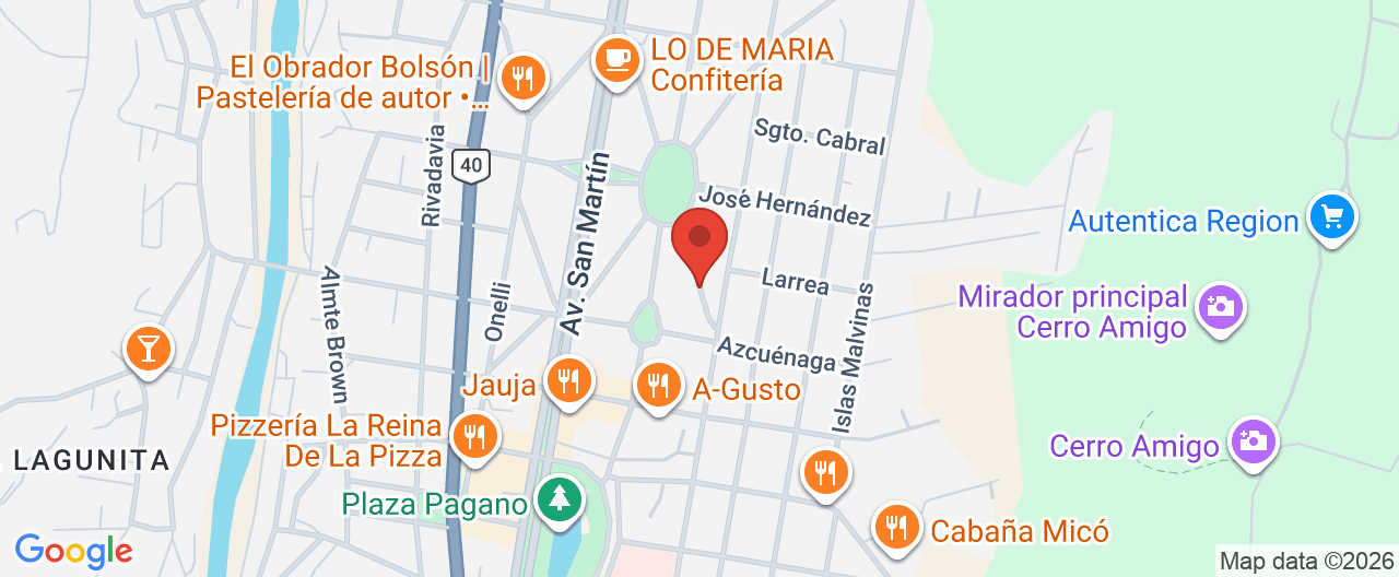 Mapa de la ubicación