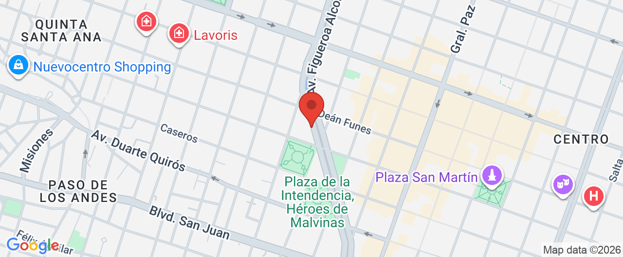 Mapa de la ubicación