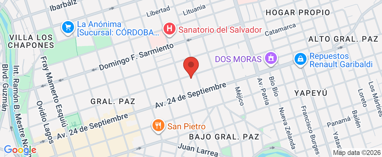 Mapa de la ubicación
