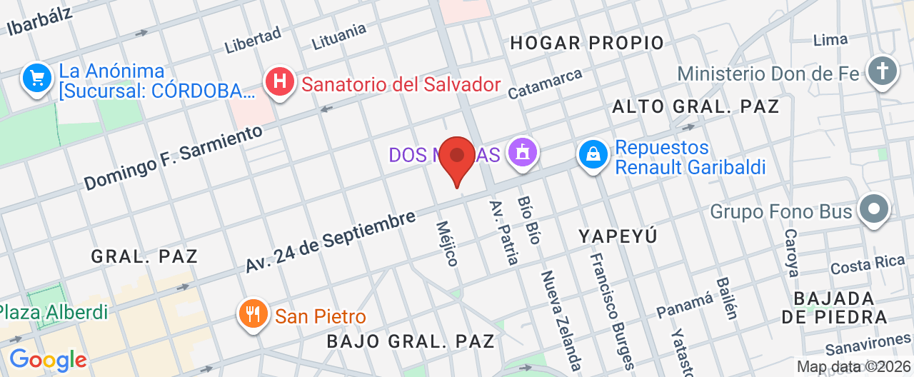 Mapa de la ubicación
